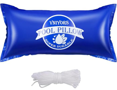 VNIYORS Cuscino Invernale per Piscina XXL 120 x 240 cm - Copertura Gonfiabile Rotonda 366 cm (Rettangolare)