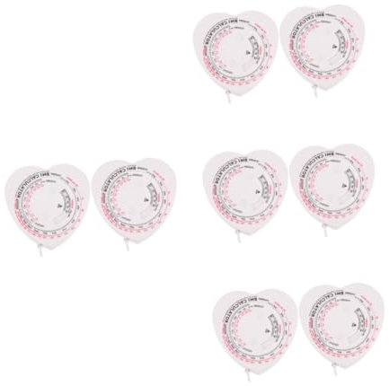 Gadpiparty 8pièces Ruban à Mesurer Bmi Ruban De Mesure Forme De Cœur Pour Calculer