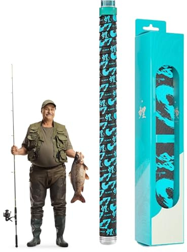 Genérico Funda para Cañas De r,Tejido Absorbe Sudor Antideslizante | Accesorios Mosca Surfcasting Viaje Aire Libre para Familia Y Amigos