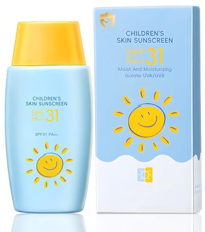 Crema solare 50g,Crema solare per bambini, Latte solare per bambini, Lsf 31+, crema solare per bambini,Protezione solare per il viso,Solari protezione,Lsf 31+
