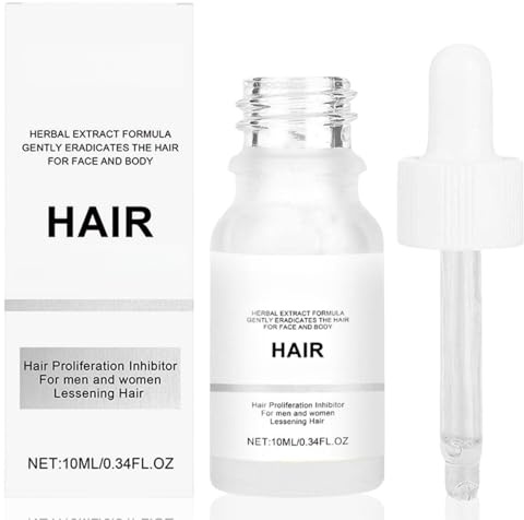 Hair Inhibitor Serum,Facial Hair Stop Serum,Hair Inhibitor Permanent,Hair Growth Inhi/bitor Ser/um Oil,Natural & Effective Hair Removal Solution,Anti-Hair Growth for Body,Facial Ha/ir Remover for All