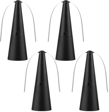 4 Pièces Ventilateur Anti Mouche De Table, Ventilateur A Piles Chasse Mouche, Répulsifs Anti-Mouches pour Les Pique Niques, Les Barbecues, Terrasses, Cuisines