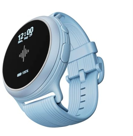 Soundbrenner Spark Wearable Vibrating Metronome with Practice Tracking App, Chromatic Tuner, Decibel Meter, Multi-Player Sync, and Smartwatch Features - Blue