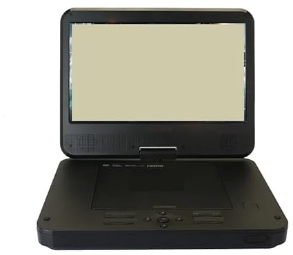 KONGMM Lettore Dvd Lettore Dvd Blu-Ray HD Pieghevole e Rotante, TV Digitale multimediale Mobile con Schermo da 10 Pollici
