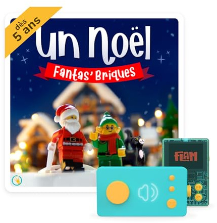 Lunii - Un Noël Fantas’Briques - Livre Audio interactif en français - durée 1h30 - dès 5 Ans à écouter sur Ma Fabrique à Histoires ou FLAM