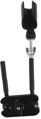 TOYANDONA Supporto per Microfono a Staffa Regolabile con Morsetto per Asta Piatti, Clip per Microfono a Condensatore Stabile, Accessori per Streaming Live e Uso Musicale Professionale