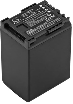CS-BP827 Batería 2600mAh Compatible con [Canon] FS10, FS10 Flash Memory Camcorder, FS100, FS100 Flash Memory Camcorder, FS11, FS11 FS20, FS200, FS21, FS22, FS30, FS300, FS31, FS40, FS400, iVIS HF G2