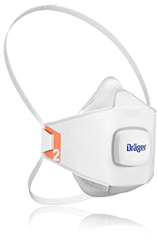 Dräger X-plore 1920 V, Staubmaske, Größen S/M/L, 3er/10er-Pack, FFP2-Atemschutzmaske mit Ventil, Gr. S, 10 Stück