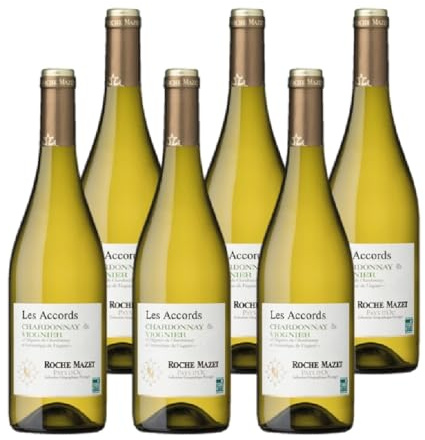ROCHE MAZET - Les Accords - Chardonnay Viognier - IGP Pays d'Oc - Terra Vitis - 6 botellas x 75 cl