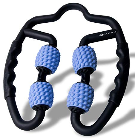 BODYREST Muskel-Massageroller, Faszienroller & Selbstmassage. Anti Cellulite, Nacken, Schulter, Oberschenkel, Beine und Arme. Entspannung um die Welt der Faszien