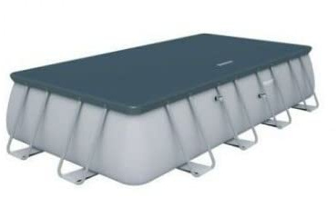 Abdeckplane für Pool, rechteckig, starr (Maße: 640 x 275 cm, Maße: 640 x 274 x 132 (H) cm