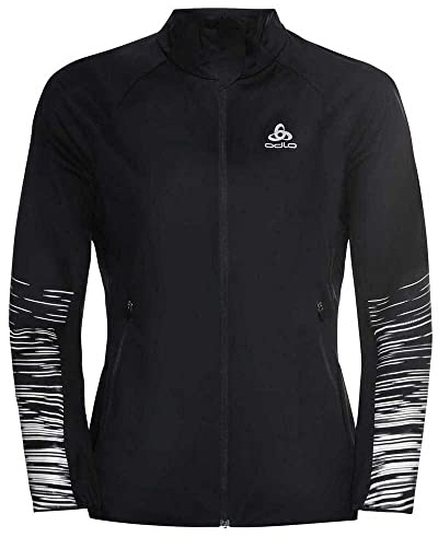 Odlo Damen Zeroweight Pro Warm Reflect Jacke, Black, M, Schwarz