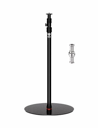 IFOOTAGE Round Base Monopod RB-A400, 79'' Aluminum Photography Light Stand, Camera Tripod Stand for DSLR Camera, Light, Webcam, Live Streaming, Vlogging, Payload 10KG/22LBS