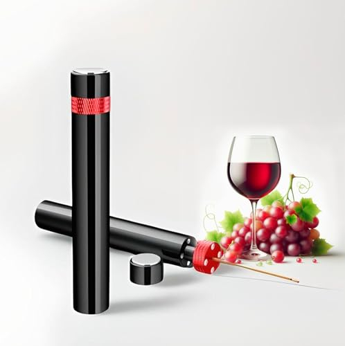 Abridor de Botellas y Sacacorchos Profesional en Acero Inoxidable | Sistema de Bombeo a Presión de Aire | Abrebador de Vino con Sistema de Bombeo | Fácil de Usar y Duradero