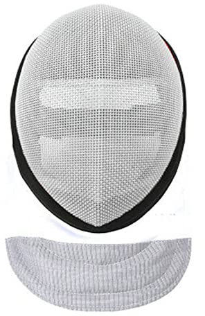 Fecht-Florett-Helm 350N Fecht-Hut Fecht-Trainingsausrüstung für Männliche Und Weibliche Fechter (Dicke : White(Fixed Lining), Size : S)