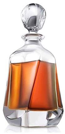 Decanter per Whisky, Decanter in vetro di whisky, occhiali da whisky for decanter di cristallo senza piombo da 700 ml, perfetto for casa, ristoranti e feste