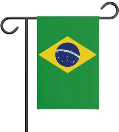 Bandera de jardín de Brasil 32 x 47,5 cm