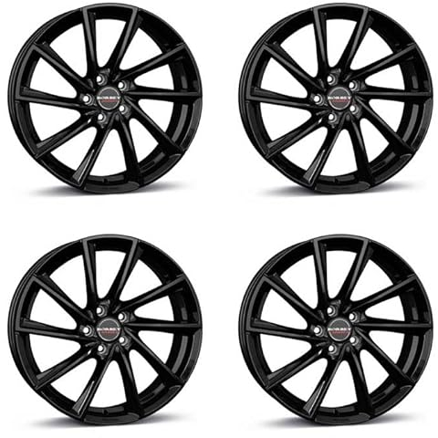 4x Borbet Felgen VTX 8.0x18 ET45 5x108 black glossy kompatibel mit Toyota Proace