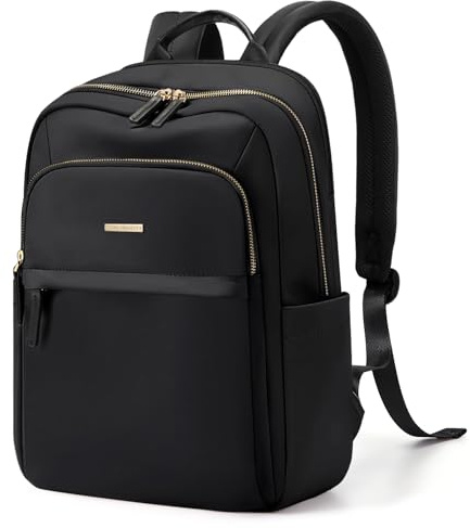GOLF QUALITY Rucksack Damen, Laptop Schulrucksack Wasserdicht, Daypack Backpack Women Elegant Tagesrucksäcke 16 Zoll Arbeitstasche Lehrertasche Reiserucksack damen Schwarz