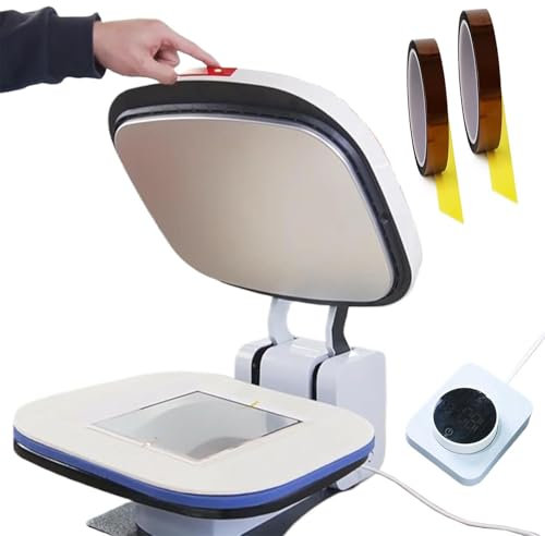 Auto Heat Press, Mug Press Machine, 800W 15X12inch Chauffage Plaque Transfert de chaleur Machine pour Chemises / Hoodies avec contrôleur de temps et de température 0-480 pour T-shirts Tissu Vêtements