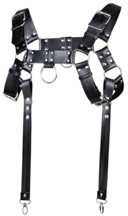 Herrkroppssele Justerbart spänne Gay Sexig Bondage Strap Gay Cosplay
