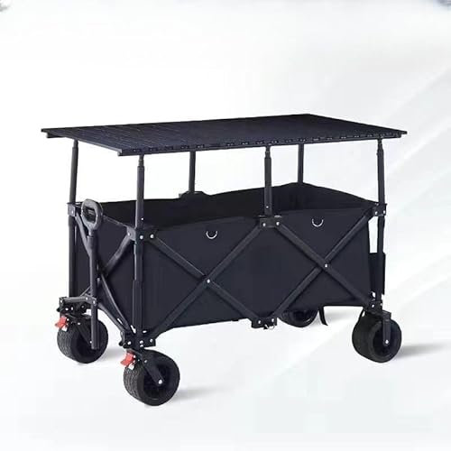 Carrello festivo con camper con ruote, leggero, pieghevole, a mano, da campeggio, per bancarelle domestiche