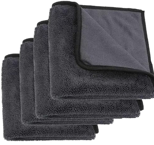 4PCS Magic Bathroom Drying Cloth, Magic Cleaning Cloths for Cleaning Shower Glass, Thickened Bathroom Shower Drying Cloth, Super Absorbent Cloths for Car, Window, Shower,Kitchen