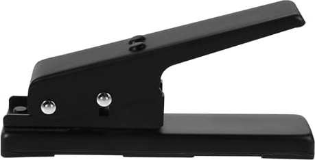 Ciieeo Gitarrenlocher Plektrumstanzer Satz Schwarz Selbstgemacht Gitarren Plektrum Stanzer Zubehör für Bass und E Gitarren mit Komfortablem Griff und ABS PVC Schneidepad