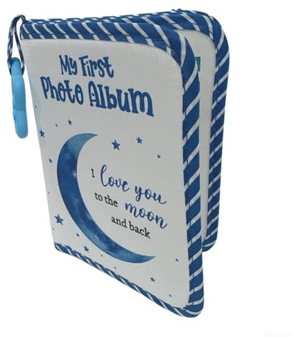 Nexren Album per bambini con design lunare per catturare i primi passi, le prime parole e altri momenti chiave di crescita nel corso del tempo