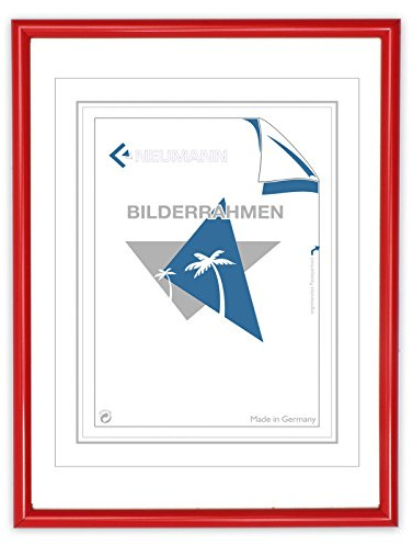 Neumann Bilderrahmen Kunststoffrahmen CLASSIC, 20x30 cm, rot