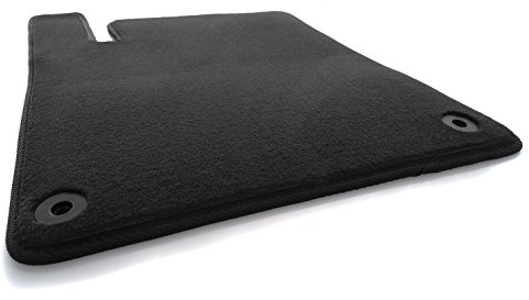 kh Teile Fußmatte/Velours Automatte Fahrermatte, schwarz