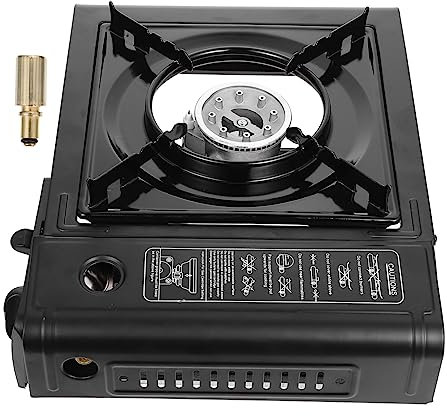 WHAMVOX Kassetten Gasherd Tragbarer Campingkocher Für Outdoor Und Indoor Leicht Und Flexibel Multifunktionales Kochgeschirr Mit Flammenregulierung Für Grillen Und Ausflüge
