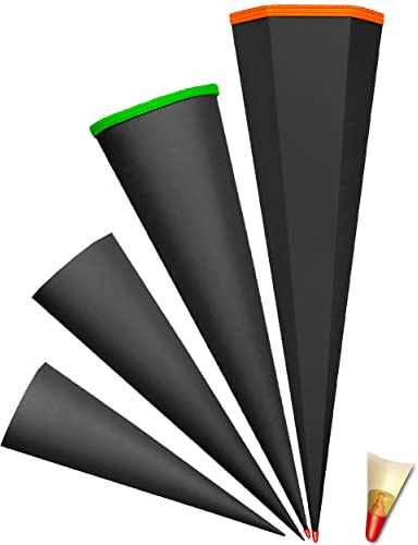 alles-meine.de GmbH komplette Füllung - Circa 200 Teile - für Schultüte - Rohling - SCHWARZ - 6-eckig - OHNE Tüll Abschluß - mit Holzspitze___ für ALLE Zuckertüte ALLE Größen - ..