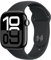 Apple Watch Series 10 GPS 42 mm Smartwatch with Jet Black Aluminium Case with Black Sport Band - S/M. Fitness Tracker, ECG App, Always-On Retina Display, Water Resistant