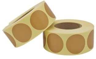 Lot de 1000 pansements de tir marron/beige 30 mm | IPSC Targets | Pastilles adhésives avec une forte adhérence | Imperméable
