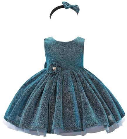 Generico Abito per Bambina Abiti Eleganti Ragazza Vestito Fucsia Comunione 12 Anni Rosso Completo Cerimonia da Sposa di