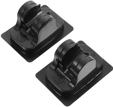 NUOBESTY 2 Ensembles Support De Réglable Fixation Murale Pour Douchette De Noir 2 Pièces * 2