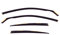 J&J AUTOMOTIVE | Windabweiser Passend Für 3 E36 1991-1998, Heko Regenabweiser, Getönt, Set 4-Teilig, Vorne, Hinten, Aerodynamisch