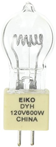Eiko DYH G-7 G5.3 Base Halogen Bulb, 120V/600W