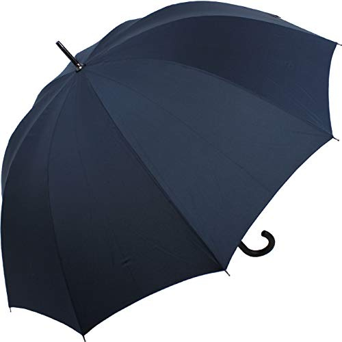 M&P Portierschirm Doorman 10-teilig Fiberglas stabil XXL Navy blau