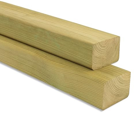 Gartenwelt Riegelsberger Regel, ribba av impregnerad furu, 40 x 70 mm, längd 170 cm, konstruktionsvirke, golvbräda, släthyvlad på 4 sidor