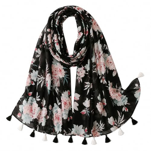 FAIRYGATE Schal Damen Mode Oversize Deckenschal mit Fransen XXL Schals & Tücher für Frauen