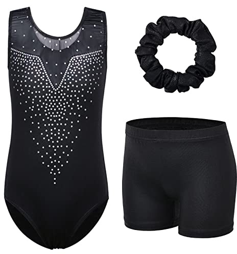 ZNYUNE Kinder Gymnastik Trikot | Klassisch Gymnastikanzug Langarm für Mädchen