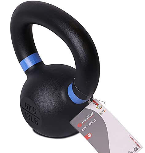 Kettlebell Gietijzer 6KG - Breed Handvat