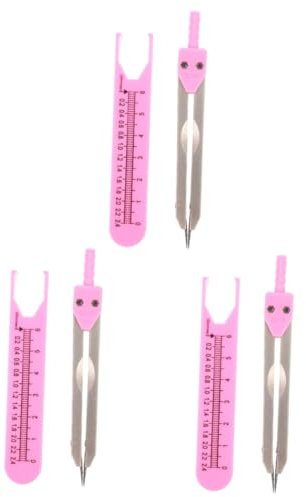 Operitacx 3pièces Calipers Règle Étrier Avec Règle Intégrée Pour Infirmiers Outil De Mesure Pratique Et Léger Couverture Protectrice Pour Electrocardiogramme Et Marquage Mécanique