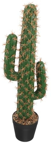 Zerodeko Cactus Artificiel en Pot 20.87 Pouces Plante Succulente sans Entretien Décor Bonsaï Intérieur Extérieur Bureau Jardin Balcon