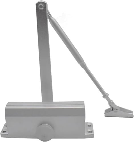 RUTHYEARS Gate closer,gate spring closer,Automatic Door Closer 2 Spring Hydraulic Buffer Adjustable Door Stopper Speed Mute Closing For 25 to 85KG Door Hardware(M 45 to 65kg)