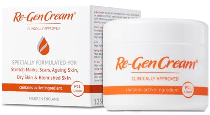 Re-Gen Cream, Face and Body Moisturiser, Scars &Stretch Marks,125 ml