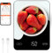 Ankilo Digital Food Scale Rechargeable, 22lb/10kg Smart Kitchen Scales for Weight Loss, 1g/0.1oz Smart Food Scale with Nutrition Calculator APP, Kitchen Baking Mini Digital Scale