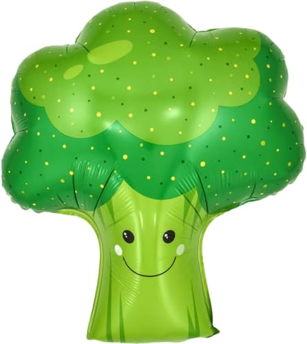Brocolli grönsaksfolieballong, 50 cm (2-pack)